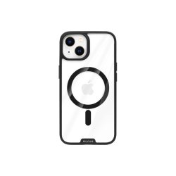 Rixus Crystal Amber Cover med MagSafe til iPhone 14 Sort