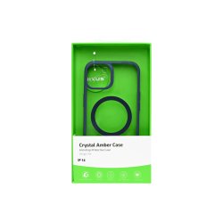 Rixus Crystal Amber Cover med MagSafe til iPhone 14 Bl�