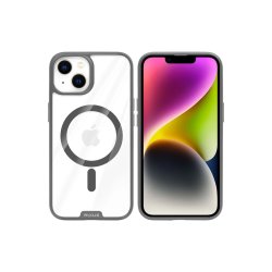 Rixus Crystal Amber Cover med MagSafe til iPhone 14 Gr�