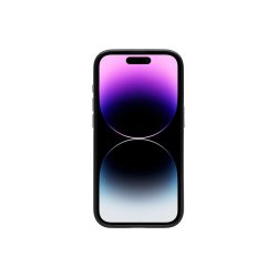 Rixus Crystal Amber Cover med MagSafe til iPhone 14 Pro Sort