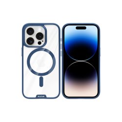 Rixus Crystal Amber Cover med MagSafe til iPhone 14 Pro Bl�