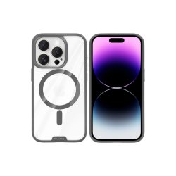 Rixus Crystal Amber Cover med MagSafe til iPhone 14 Pro Max Gr�