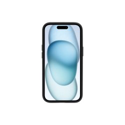 Rixus Crystal Amber Cover med MagSafe til iPhone 15 Sort