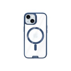 Rixus Crystal Amber Cover med MagSafe til iPhone 15 Bl�