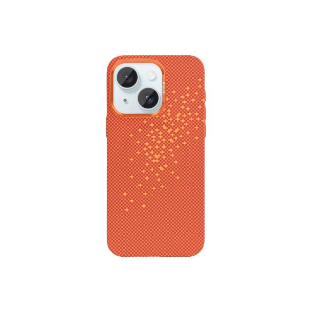 Rixus Alpine Ultra-Slim Cover med MagSafe RXD021 til iPhone 15 Galaxy Orange