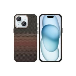 Rixus Alpine Ultra-Slim Cover med MagSafe RXA130 til iPhone 15 Stripe Brown