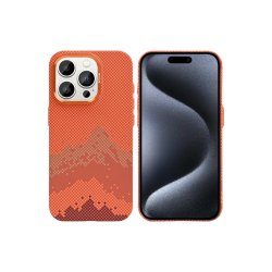 Rixus Alpine Ultra-Slim Cover med MagSafe RXD081 til iPhone 15 Pro Mountain Orange