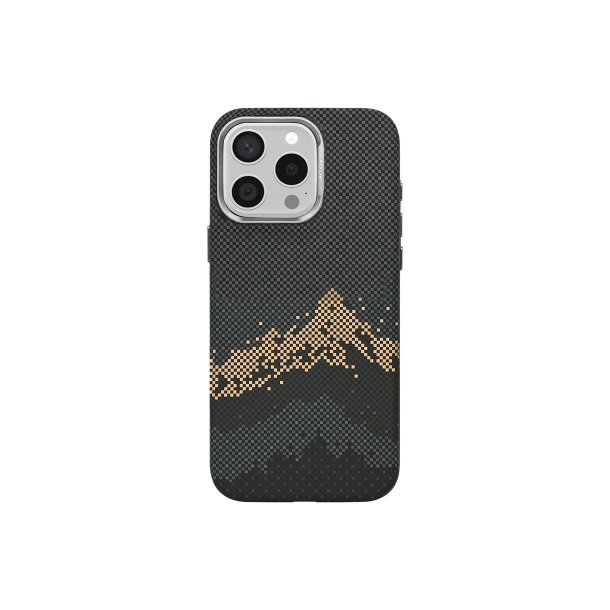 Rixus Alpine Ultra-Slim Cover med MagSafe RXD082 til iPhone 15 Pro Mountain Sort