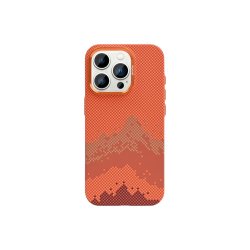 Rixus Alpine Ultra-Slim Cover med MagSafe RXD081 til iPhone 15 Pro Max Mountain Orange