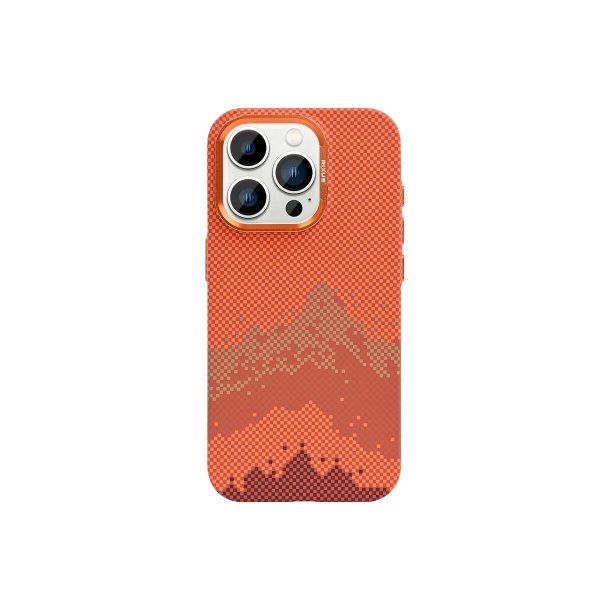 Rixus Alpine Ultra-Slim Cover med MagSafe RXD081 til iPhone 15 Pro Max Mountain Orange