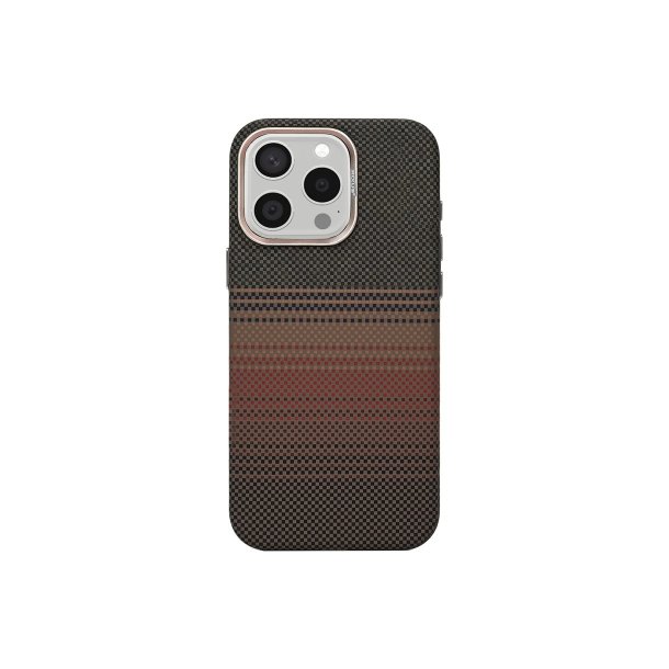 Rixus Alpine Ultra-Slim Cover med MagSafe RXA130 til iPhone 15 Pro Stripe Brown
