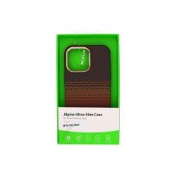 Rixus Alpine Ultra-Slim Cover med MagSafe RXA130 til iPhone 15 Pro Stripe Brown