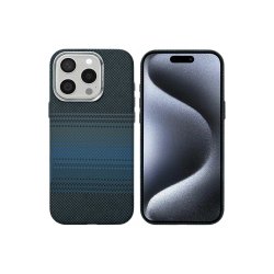 Rixus Alpine Ultra-Slim Cover med MagSafe RXA131 til iPhone 15 Pro Max Stripe Bl�