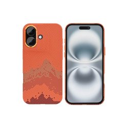 Rixus Alpine Ultra-Slim Cover med MagSafe RXD081 til iPhone 16 Mountain Orange