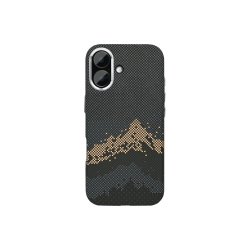 Rixus Alpine Ultra-Slim Cover med MagSafe RXD082 til iPhone 16 Mountain Sort