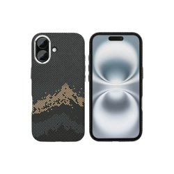 Rixus Alpine Ultra-Slim Cover med MagSafe RXD082 til iPhone 16 Mountain Sort