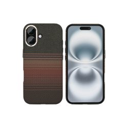 Rixus Alpine Ultra-Slim Cover med MagSafe RXA130 til iPhone 16 Stripe Brown