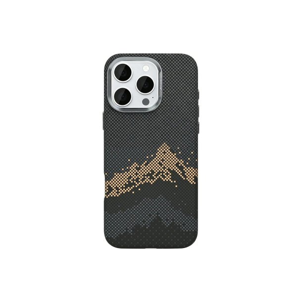 Rixus Alpine Ultra-Slim Cover med MagSafe RXD082 til iPhone 16 Pro Mountain Sort