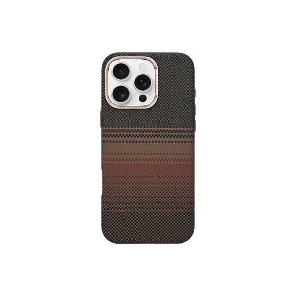 Rixus Alpine Ultra-Slim Cover med MagSafe RXA130 til iPhone 16 Pro Max Stripe Brown