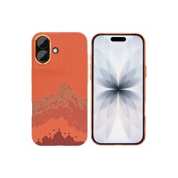 Rixus Alpine Ultra-Slim Cover med MagSafe RXD081 til iPhone 17 Mountain Orange