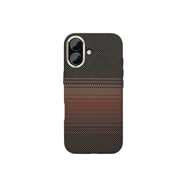 Rixus Alpine Ultra-Slim Cover med MagSafe RXA130 til iPhone 17 Stripe Brown