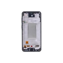Sk�rm til Samsung Galaxy A37 A376B med ramme Charcoal Service Pack 120Hz
