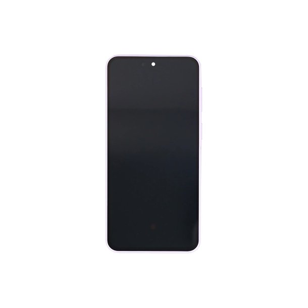 Sk�rm til Samsung Galaxy A37 A376B med ramme Light Violet Service Pack 120Hz