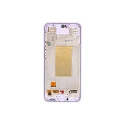 Sk�rm til Samsung Galaxy A37 A376B med ramme Light Violet Service Pack 120Hz