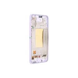 Sk�rm til Samsung Galaxy A37 A376B med ramme Light Violet Service Pack 120Hz