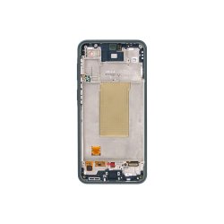 Sk�rm til Samsung Galaxy A37 A376B med ramme Graygreen Service Pack 120Hz
