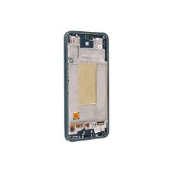 Sk�rm til Samsung Galaxy A37 A376B med ramme Graygreen Service Pack 120Hz