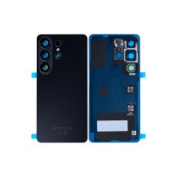 Bagcover til Samsung Galaxy S26 Ultra S948B med kameralinse Sort OEM