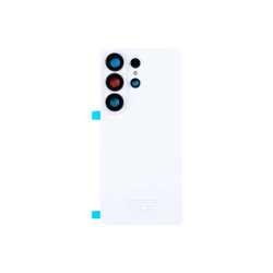 Bagcover til Samsung Galaxy S26 Ultra S948B med kameralinse Hvid OEM