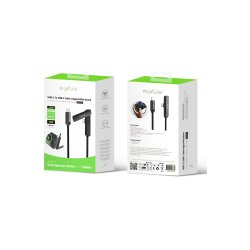 Rixus RXUC11 USB-C til USB-C Kabel Angled med stander 100W