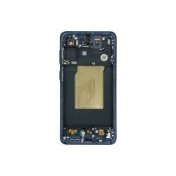 Sk�rm til Samsung Galaxy A57 A576B med ramme Navy Service Pack formonteret 120Hz