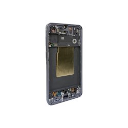 Sk�rm til Samsung Galaxy A57 A576B med ramme Gr� Service Pack formonteret 120Hz