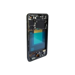 Sk�rm til Samsung Galaxy S24 FE S721B med ramme Sort Soft-OLED 120Hz