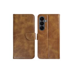 Rixus Flipcover til Samsung Galaxy S26 FE Light Brown