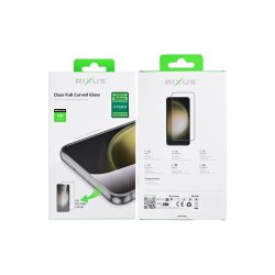 Rixus sk�rmbeskyttelse til Samsung Galaxy Z Fold8 H�rdet glas Clear HD Full Cover Curved Edge