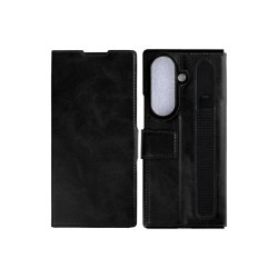 Rixus Wallet Cover med Pen Holder til Samsung Galaxy Z Fold8 Ultra Sort