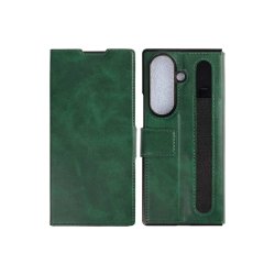 Rixus Wallet Cover med Pen Holder til Samsung Galaxy Z Fold8 Ultra Gr�n