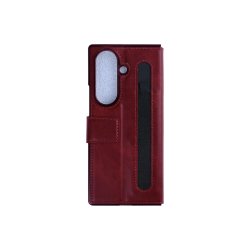 Rixus Wallet Cover med Pen Holder til Samsung Galaxy Z Fold8 Ultra R�d