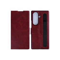Rixus Wallet Cover med Pen Holder til Samsung Galaxy Z Fold8 Ultra R�d