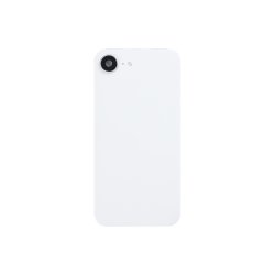 Bagglas til iPhone 16e med NFC og forst�rret kameraramme Hvid Pulled