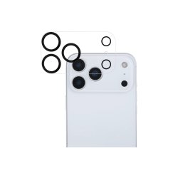 Rixus Clear HD kamerabeskyttelse i h�rdet glas til iPhone 18 Pro