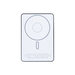 Til iPhone Ultra Thin Battery Pack Magnetic Charging 15W 5000mAh Sort