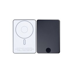 Til iPhone Ultra Thin Battery Pack Magnetic Charging 15W 5000mAh Sort