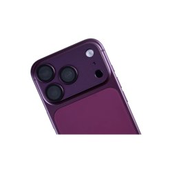 Rixus Ultra Clear kamerabeskyttelse til iPhone 18 Pro Burgundy