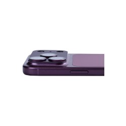 Rixus Ultra Clear kamerabeskyttelse til iPhone 18 Pro Burgundy