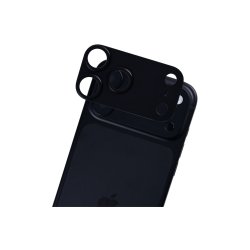 Rixus Ultra Clear kamerabeskyttelse til iPhone 18 Pro Max Sort
